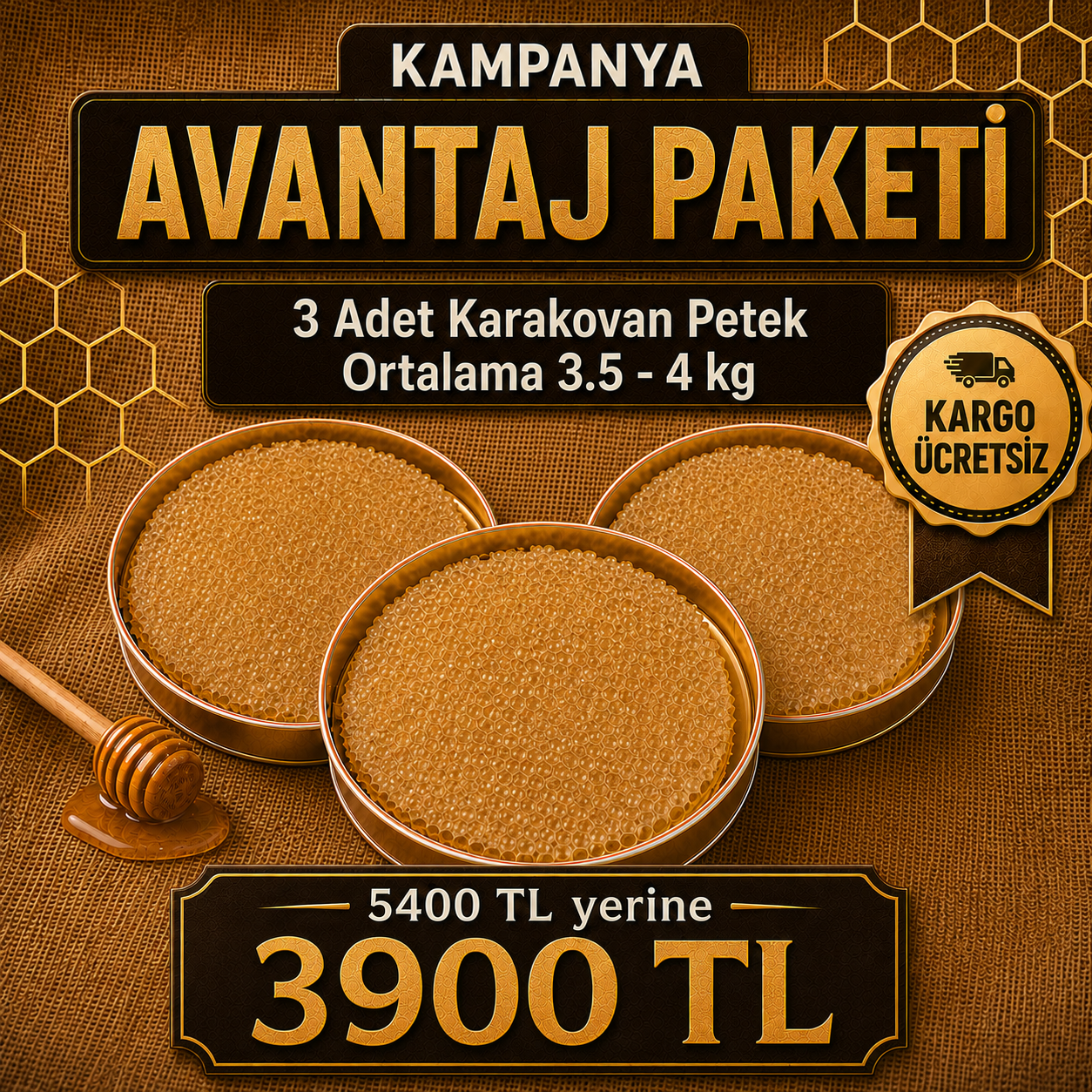 3 Karakovan Petek Balı