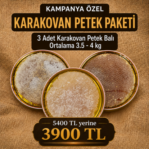 3 Karakovan Petek Balı
