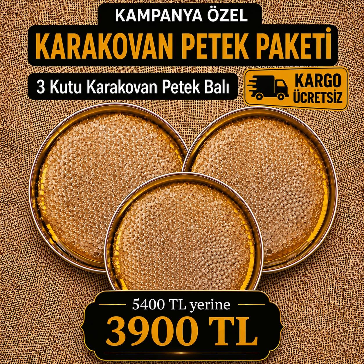 3 Karakovan Petek Balı