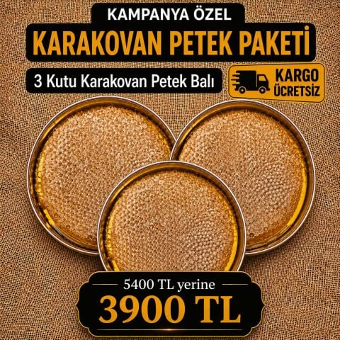3 Karakovan Petek Balı